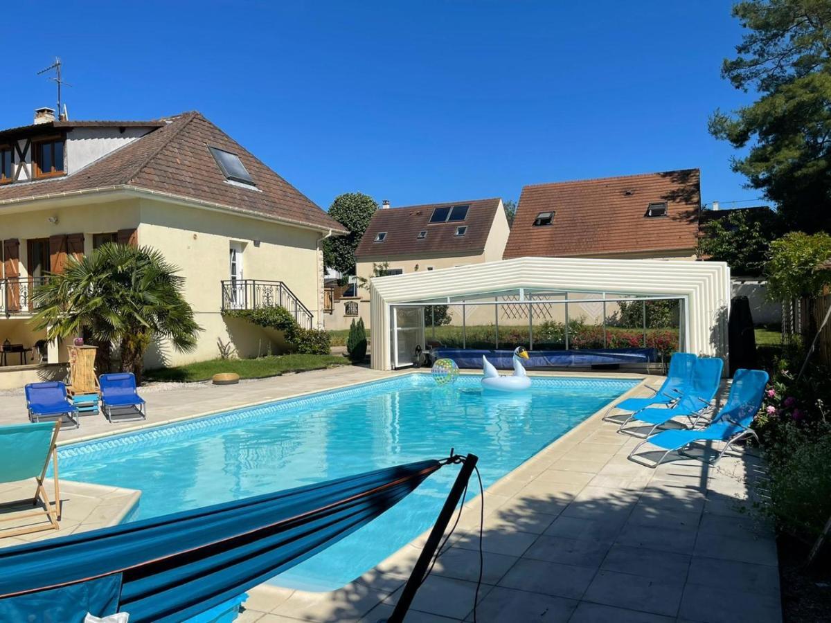L'Annexe- Guest House Avec Piscine Studio Avec Coin Chambre Rosny-sur-Seine Buitenkant foto