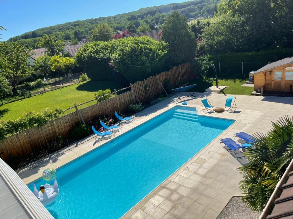 L'Annexe- Guest House Avec Piscine Studio Avec Coin Chambre Rosny-sur-Seine Buitenkant foto