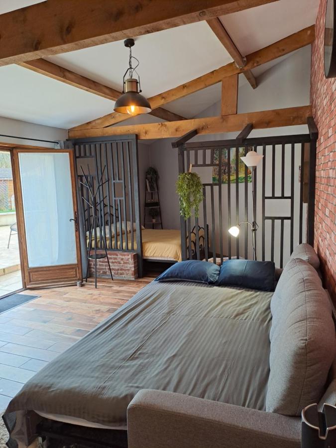 L'Annexe- Guest House Avec Piscine Studio Avec Coin Chambre Rosny-sur-Seine Buitenkant foto